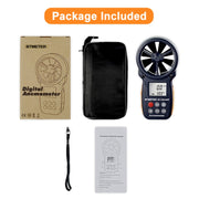 Anemometro palmare BT-100 Strumento di misurazione della temperatura del freddo del vento della velocità del vento, BT-100