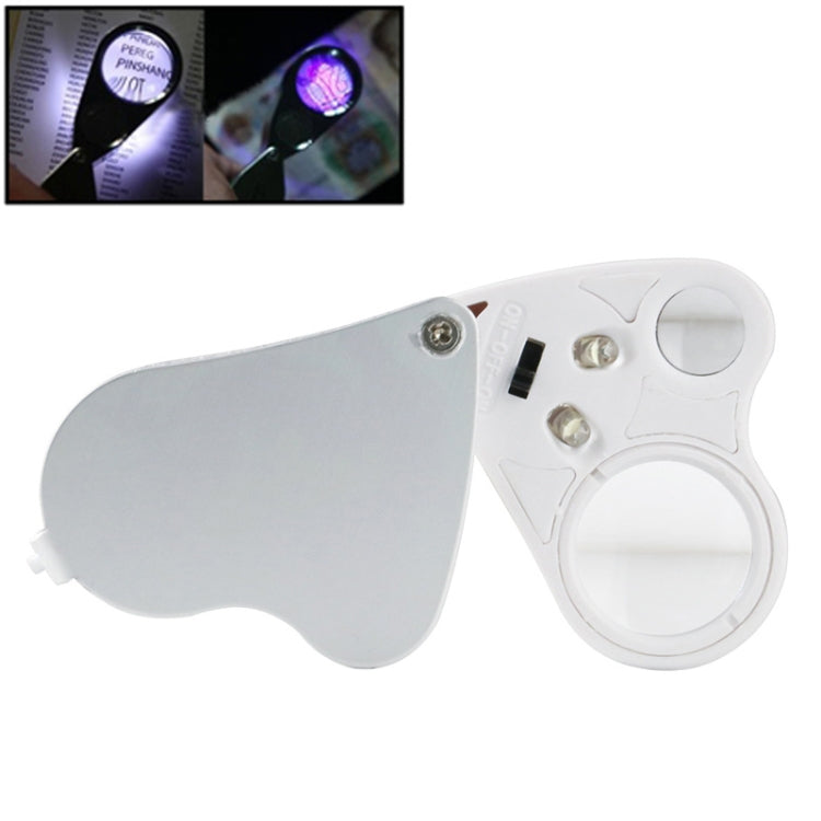 Lente d'ingrandimento doppia 30X-60X con luce LED