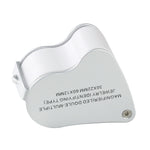 Lente d'ingrandimento doppia 30X-60X con luce LED
