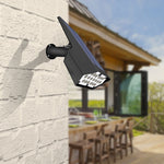 Faretto solare da giardino 19 LED con pannello policristallino
