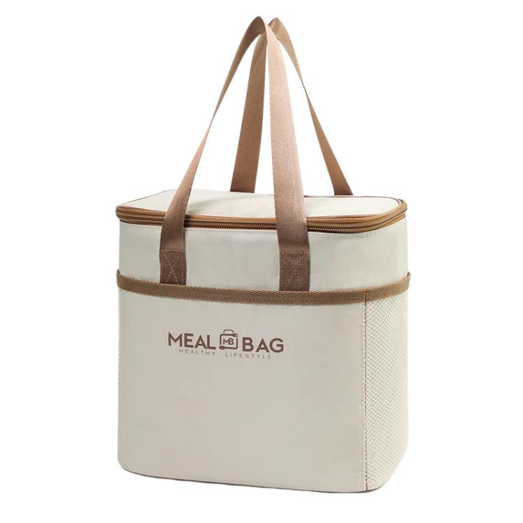 Borsa termica quadrata isolante per il pranzo con manici, ideale per la preparazione dei pasti., Small, Medium, Large