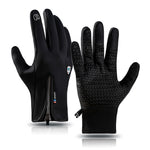A045 Guanti da ciclismo Touch Screen Guanti sportivi impermeabili antivento per tenere al caldo, M, L, XL