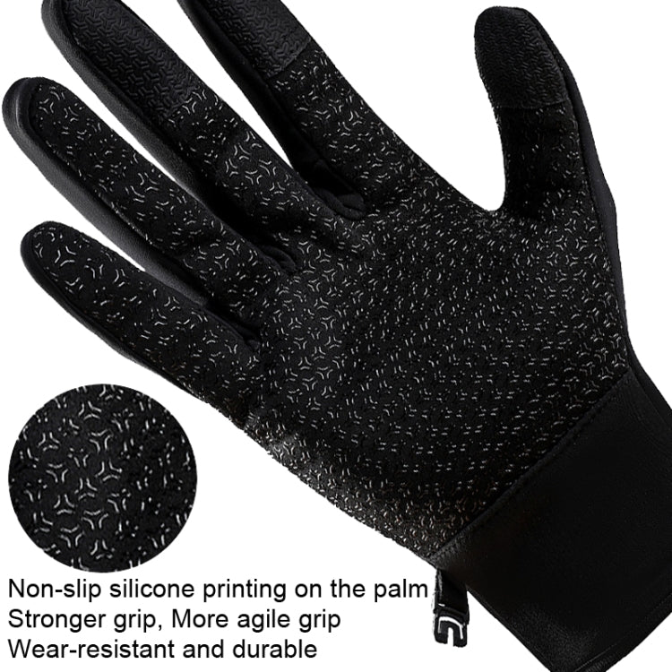A045 Guanti da ciclismo Touch Screen Guanti sportivi impermeabili antivento per tenere al caldo, M, L, XL