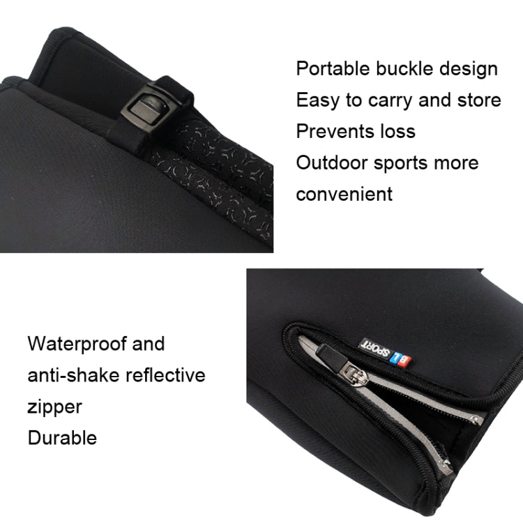 A045 Guanti da ciclismo Touch Screen Guanti sportivi impermeabili antivento per tenere al caldo, M, L, XL