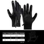 A045 Guanti da ciclismo Touch Screen Guanti sportivi impermeabili antivento per tenere al caldo, M, L, XL