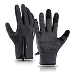 A045 Guanti da ciclismo Touch Screen Guanti sportivi impermeabili antivento per tenere al caldo, M, L, XL