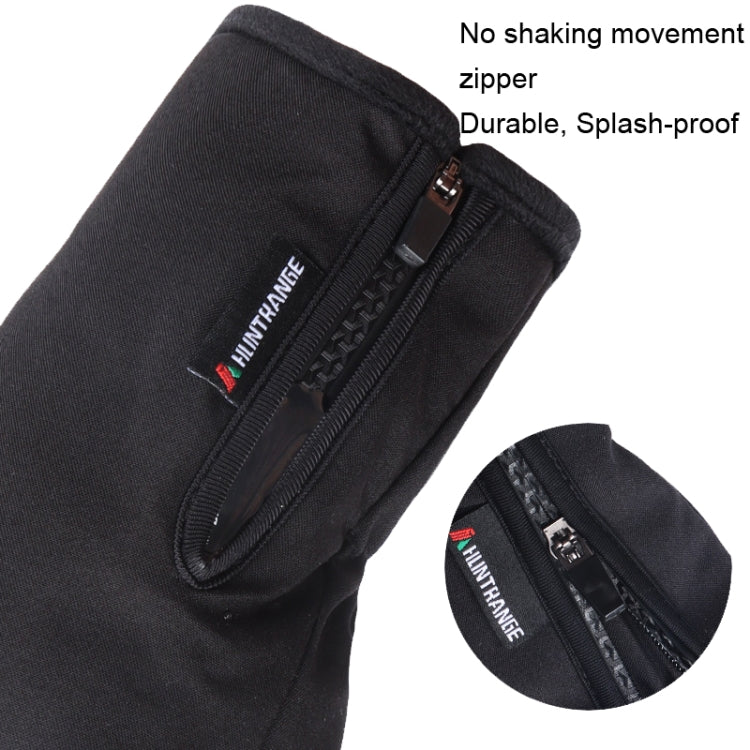 HUNTRANGE A023 Guanti touch screen in velluto per equitazione sportiva impermeabile all'aperto, M, L, XL
