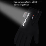 HUNTRANGE A023 Guanti touch screen in velluto per equitazione sportiva impermeabile all'aperto, M, L, XL