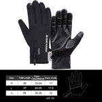 HUNTRANGE A023 Guanti touch screen in velluto per equitazione sportiva impermeabile all'aperto, M, L, XL