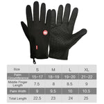 Guanto touch screen impermeabile per sport invernali all'aperto, XXL
