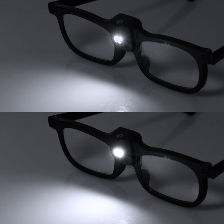 Lente d'ingrandimento occhiali con luci LED 1.8X e 1.3X