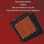 Cappello lavorato a maglia caldo e antivento per esterni con riscaldamento elettrico USB, 24x24cm