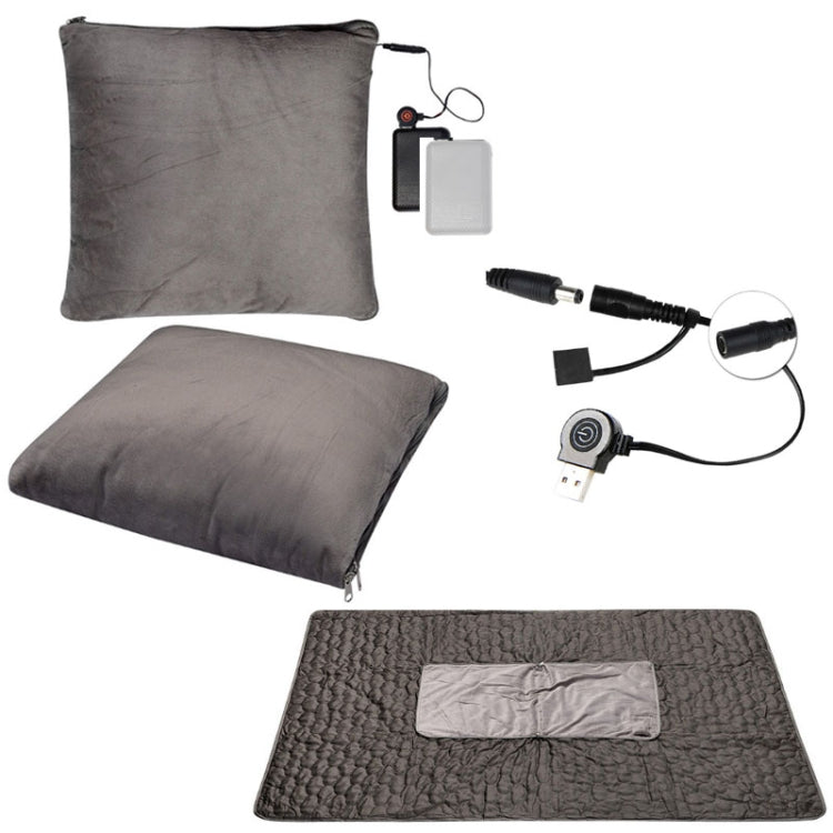 Coperta riscaldante elettrica per cuscino multifunzionale con riscaldamento intelligente USB portatile, Free Size