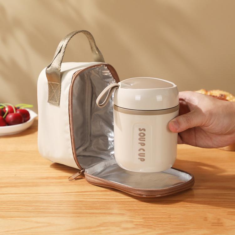 Borsa termica isolante per barattoli e tazze per alimenti, custodia protettiva per thermos di zuppa e tazze per la colazione., Small, Medium, Large