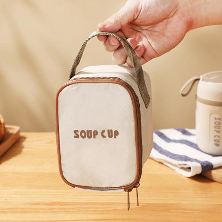 Borsa termica isolante per barattoli e tazze per alimenti, custodia protettiva per thermos di zuppa e tazze per la colazione., Small, Medium, Large