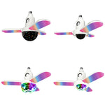ZSCPH-001 40W Multifunzionale Bluetooth RGB Colorato a tre foglie Musica Atmosfera Luce, Dimensioni:, L (Star), S (Star), L (Magic Ball), S (Magic Ball)