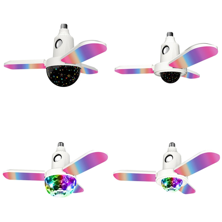 ZSCPH-001 40W Multifunzionale Bluetooth RGB Colorato a tre foglie Musica Atmosfera Luce, Dimensioni:, L (Star), S (Star), L (Magic Ball), S (Magic Ball)