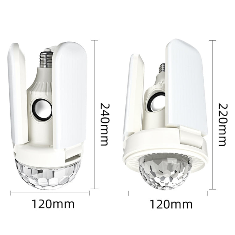 ZSCPH-001 40W Multifunzionale Bluetooth RGB Colorato a tre foglie Musica Atmosfera Luce, Dimensioni:, L (Star), S (Star), L (Magic Ball), S (Magic Ball)