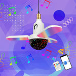 ZSCPH-001 40W Multifunzionale Bluetooth RGB Colorato a tre foglie Musica Atmosfera Luce, Dimensioni:, L (Star), S (Star), L (Magic Ball), S (Magic Ball)