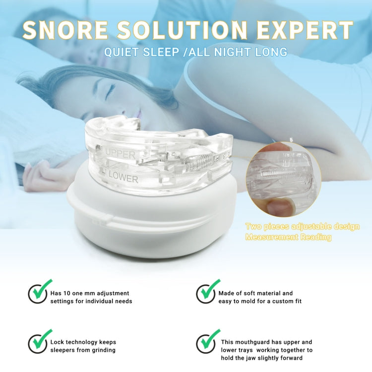 Vassoio dentale Bite regolabile Sleep Aid Anti-russamento Sbiancamento dei denti Bretelle sportive, Dental Tray