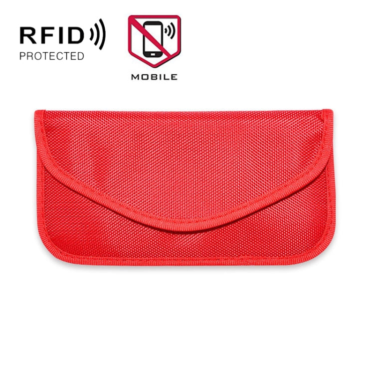 Borsa per schermatura del segnale del telefono cellulare da 6,5 pollici Borsa per la conservazione del segnale RFID isolato anti-posizione
