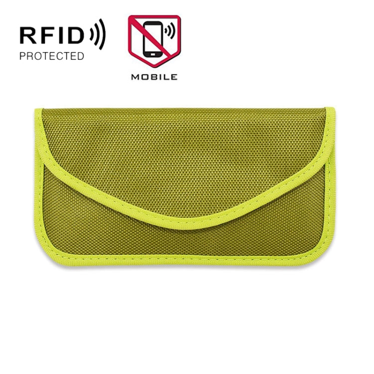 Borsa per schermatura del segnale del telefono cellulare da 6,5 pollici Borsa per la conservazione del segnale RFID isolato anti-posizione