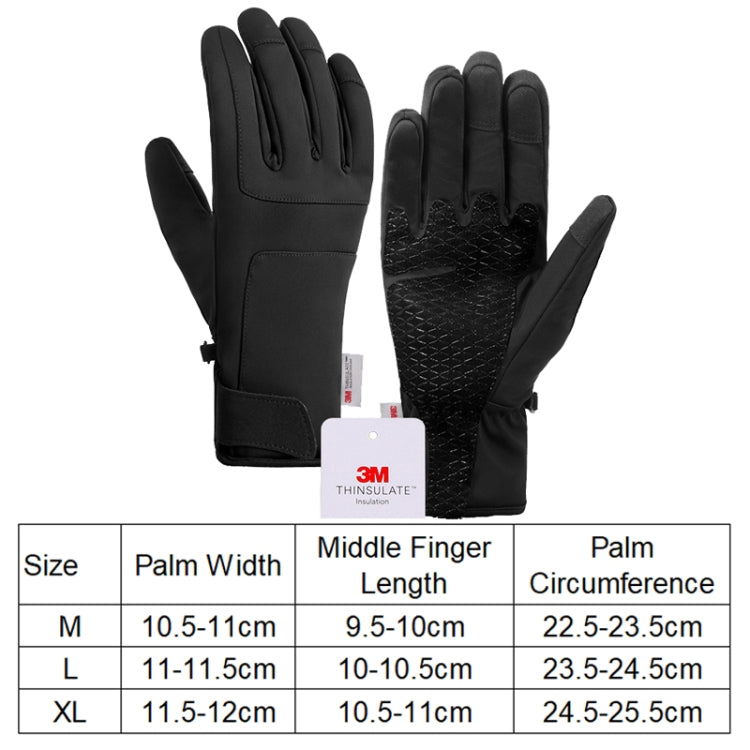 A030 Guanto da sci invernale Guanti sportivi da equitazione Mantieni caldi i guanti, M, L, XL