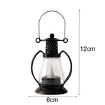 Retro goccia d'acqua Fiamma Lanterna Ornamento Scena natalizia Decorazione Luce ad olio