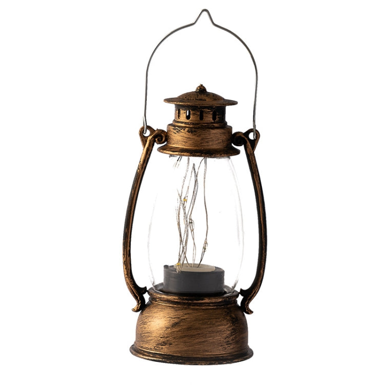 Lampada a olio di simulazione della decorazione della scena di Natale della decorazione della tavola della lanterna retrò