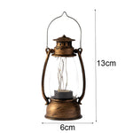 Lampada a olio di simulazione della decorazione della scena di Natale della decorazione della tavola della lanterna retrò