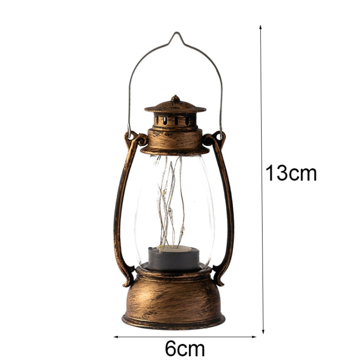Lampada a olio di simulazione della decorazione della scena di Natale della decorazione della tavola della lanterna retrò