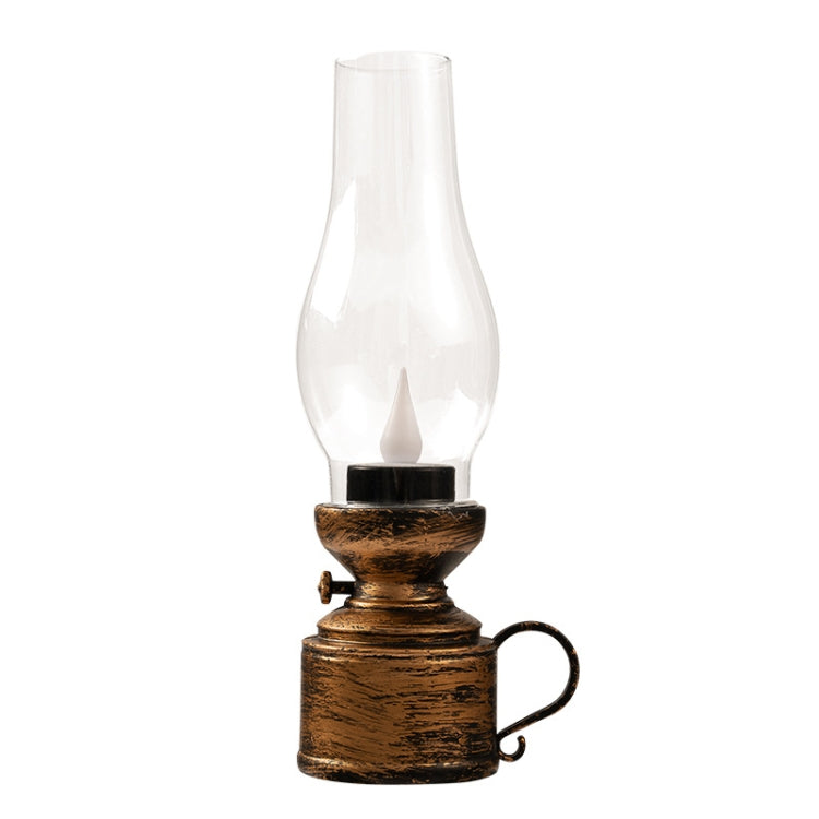 Retro lampada a cherosene luminosa Simulazione natalizia Lampada a olio Decorazione, Spec:, Water-drop (Bronze), Water-drop (Black), Water-drop (White), Shaking (Bronze), Shaking (Black), Shaking (White)