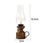 Retro lampada a cherosene luminosa Simulazione natalizia Lampada a olio Decorazione, Spec:, Water-drop (Bronze), Water-drop (Black), Water-drop (White), Shaking (Bronze), Shaking (Black), Shaking (White)