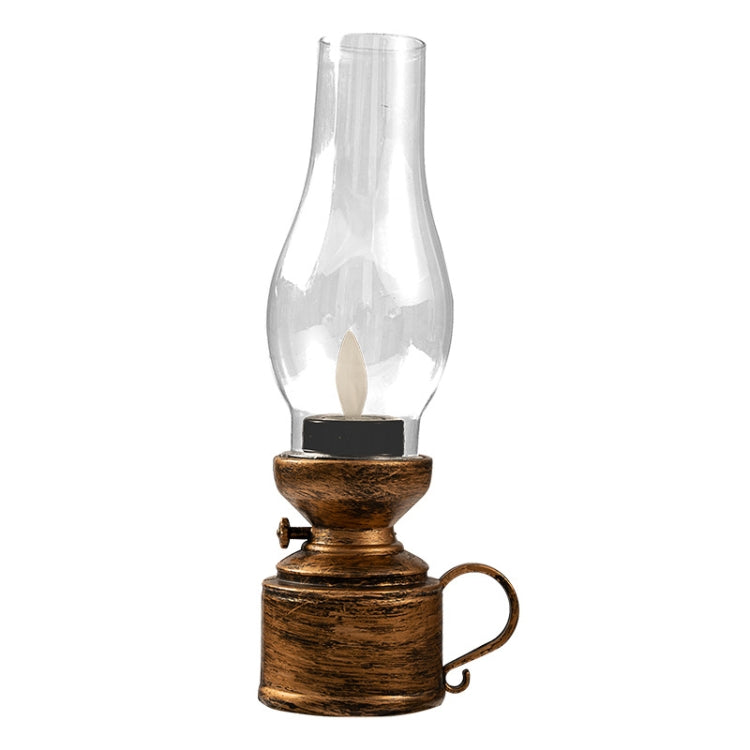 Retro lampada a cherosene luminosa Simulazione natalizia Lampada a olio Decorazione, Spec:, Water-drop (Bronze), Water-drop (Black), Water-drop (White), Shaking (Bronze), Shaking (Black), Shaking (White)