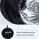 Selens 5 in 1 (oro / argento / bianco / nero / luce soffusa) lavagna riflettente pieghevole, dimensioni:, 60cm Round, 80cm Round, 110cm Round, 60x90cm, 80x120cm, 120x180cm, 150x200cm, 80cm Triangle, 110cm Triangle