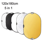 Selens 5 in 1 (oro / argento / bianco / nero / luce soffusa) lavagna riflettente pieghevole, dimensioni:, 60cm Round, 80cm Round, 110cm Round, 60x90cm, 80x120cm, 120x180cm, 150x200cm, 80cm Triangle, 110cm Triangle