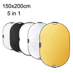 Selens 5 in 1 (oro / argento / bianco / nero / luce soffusa) lavagna riflettente pieghevole, dimensioni:, 60cm Round, 80cm Round, 110cm Round, 60x90cm, 80x120cm, 120x180cm, 150x200cm, 80cm Triangle, 110cm Triangle