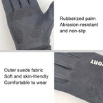Q35 Suede Men Warm Guanti Touch Screen Guanti da ciclismo sportivi, Q35 Khaki, Q35 Black, Q35 Dark Blue, Q35 Gray