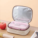 Borsa termica quadrata per il pranzo, contenitore per alimenti isolato, ideale per la preparazione dei pasti, bento box e per il pranzo in ufficio., Small, Medium, Large