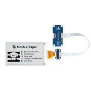 Display e-paper Waveshare da 5 pollici con risoluzione 960×552 e interfaccia SPI compatibile con Raspberry Pi GPIO., Display Only, With Driver HAT