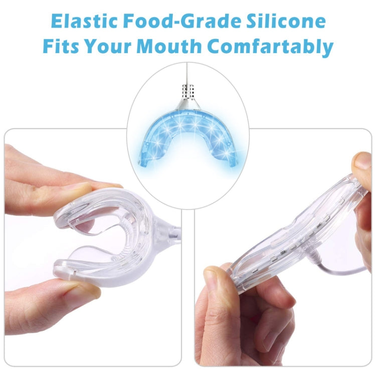 Sistema di sbiancamento dentale del dispositivo di sbiancamento dei denti a 16 LED con temporizzazione di 25 minuti controllata da filo, Wire-Controlled