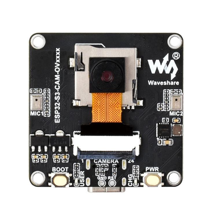 Scheda di sviluppo per fotocamera AIoT Waveshare ESP32-S3, With GC0308 Camera, With GC2145 Camera, With OV3660 Camera, With OV5640 Camera
