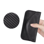 Borsa di schermatura del segnale in fibra di carbonio Borsa per chiavi del telefono RFID a prova di radiazioni 20 x 10 cm, Carbon Fiber  20 x 10cm