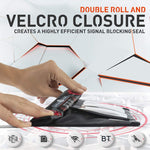 Tablet per telefono cellulare con bordo arrotolato Borsa per protezione della privacy RFID Borsa per schermatura del segnale chiave dell'auto, Rolled Edge  9.5 x 9.75 inch