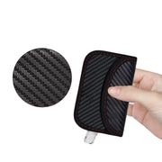 Custodia per schede RFID in fibra di carbonio Custodia protettiva per segnale chiave auto a prova di radiazioni, 10.5 x 6.5cm, 11.5 x 7.5cm