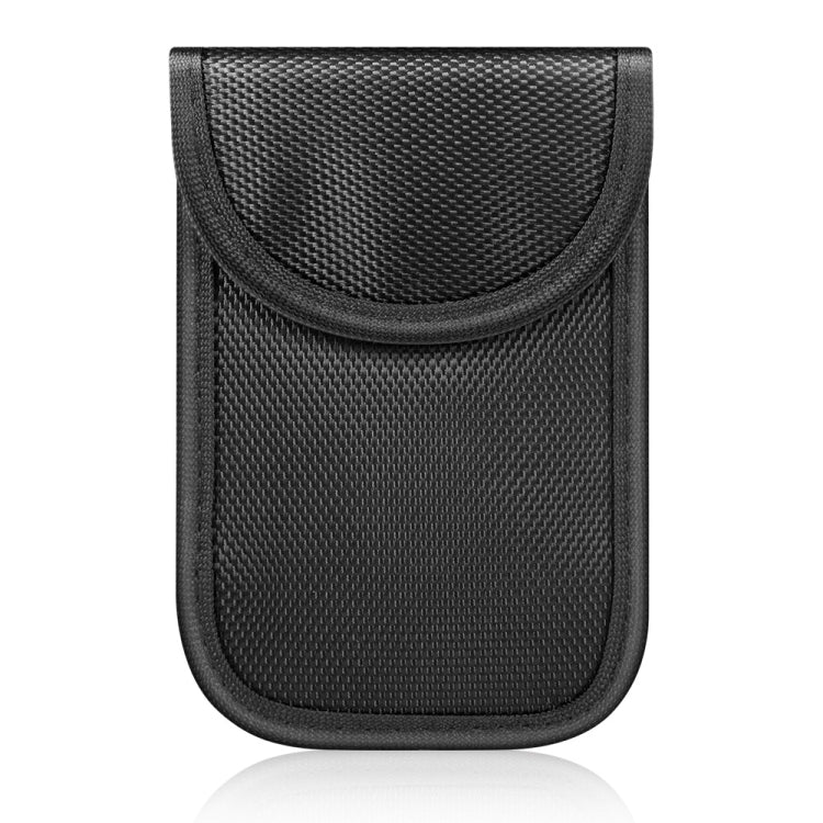 Borsa per schermatura del segnale della chiave dell'auto con doppia fibbia Custodia per carte RFID antimagnetica, Double Buckle