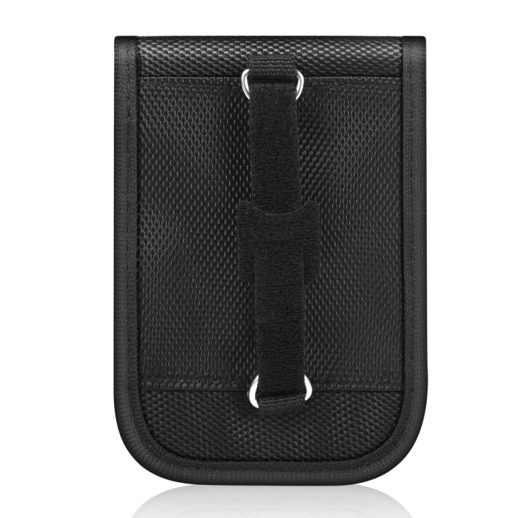 Borsa per schermatura del segnale della chiave dell'auto con doppia fibbia Custodia per carte RFID antimagnetica, Double Buckle