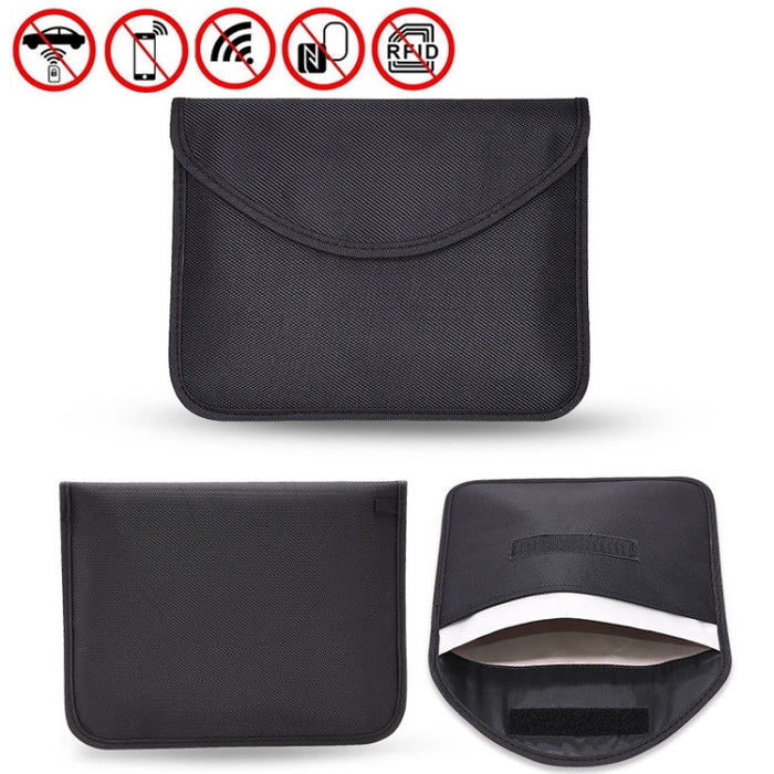 Borsa per schermatura del segnale del tablet del telefono cellulare Custodia anti-radiazioni RFID, 23.5 x 18cm