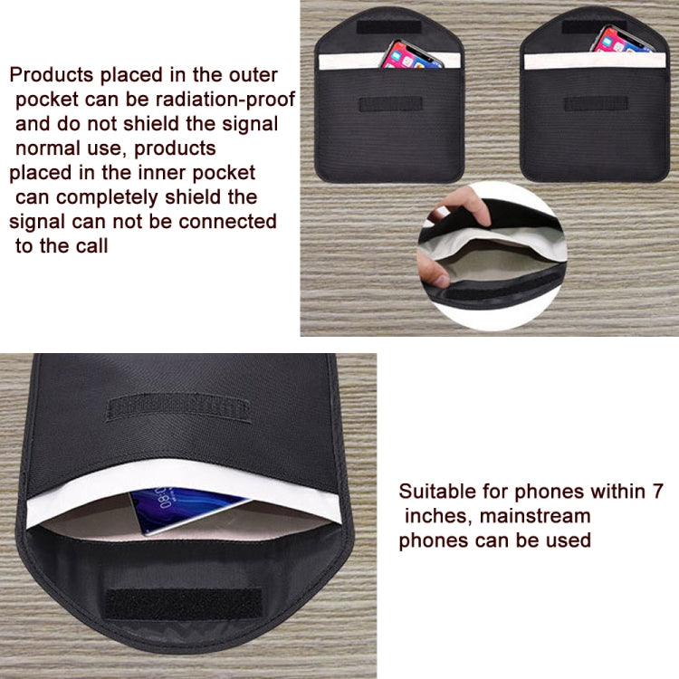 Borsa per schermatura del segnale del tablet del telefono cellulare Custodia anti-radiazioni RFID, 23.5 x 18cm