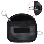 Borsa anti-radiazioni in pelle PU RFID per cellulare, chiave per auto, protezione segnale, PU Black